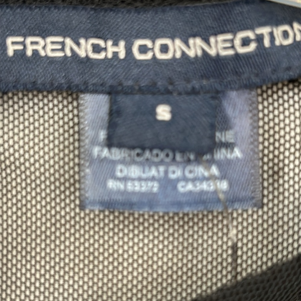 FRENCH CONNECTION NWT Sheer Long sleeve top Size S - Picture 4 of 6